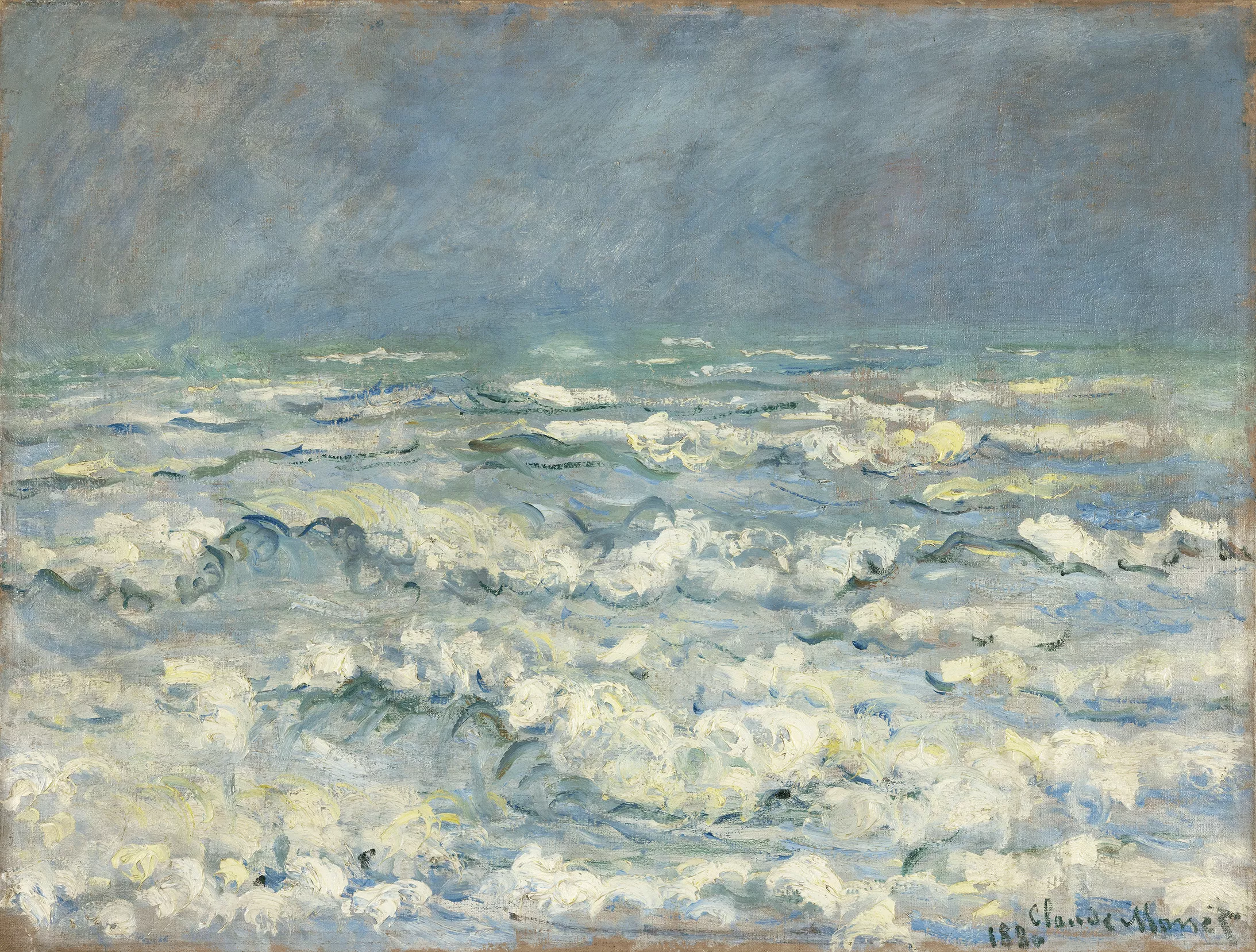 Claude Monet, Pleine mer, gros temps, 1880, Öl auf Leinwand, 55,5 x 74 cm